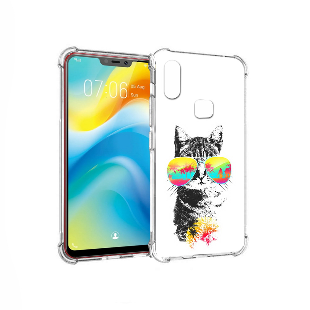 

Чехол MyPads Tocco для Vivo Y85 крутой кот (PT108269.426.425), Прозрачный, Tocco
