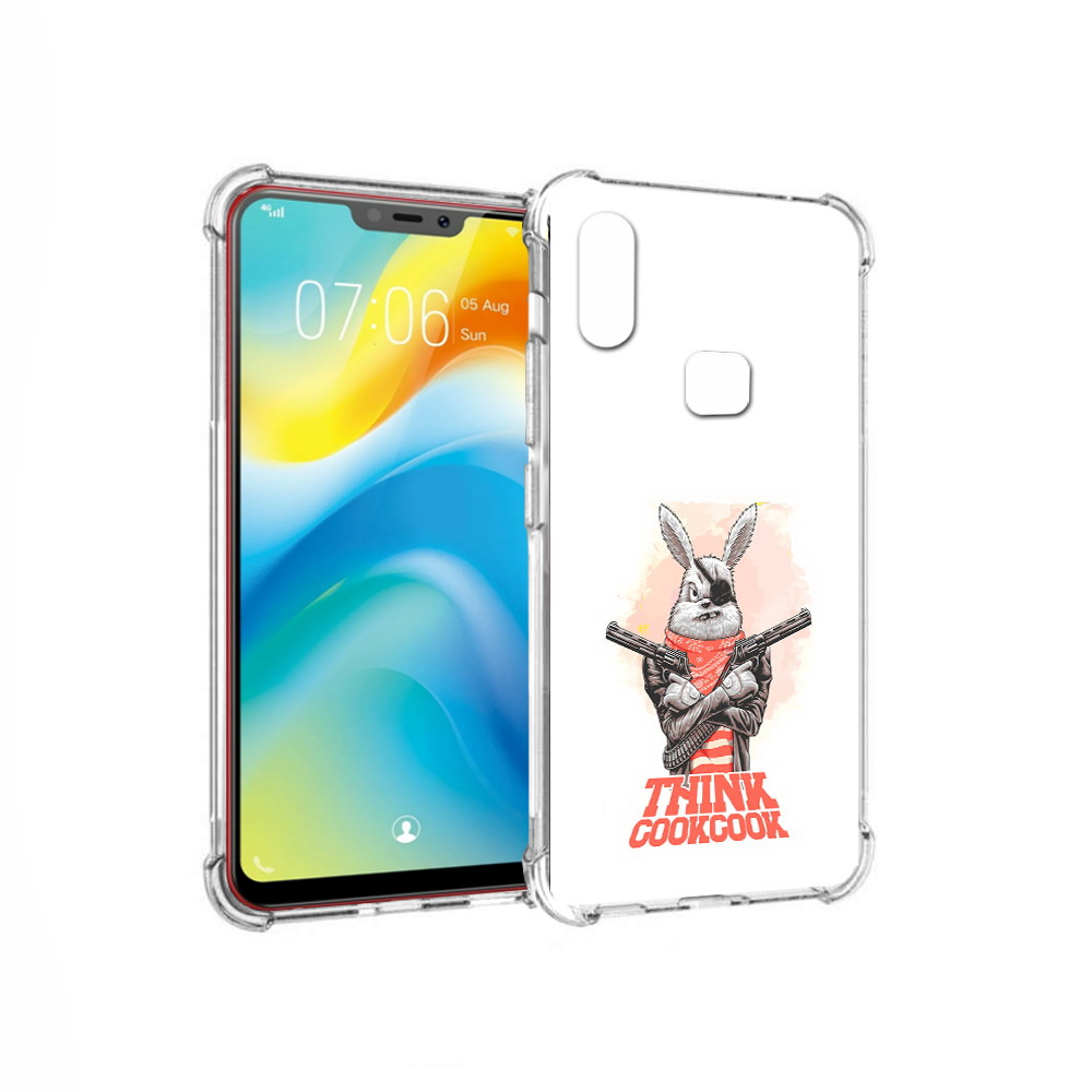 

Чехол MyPads Tocco для Vivo Y85 кролик пират (PT108269.426.419), Прозрачный, Tocco
