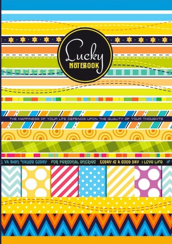 

Блокнот Bourgeois 120 листов, А5, клетка+линия+чистые, Yellow patterns , 3164 (17171)