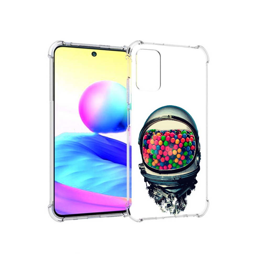 Чехол MyPads Tocco для Xiaomi Redmi Note 10 5G шлем космонавта (PT162080.297.700)
