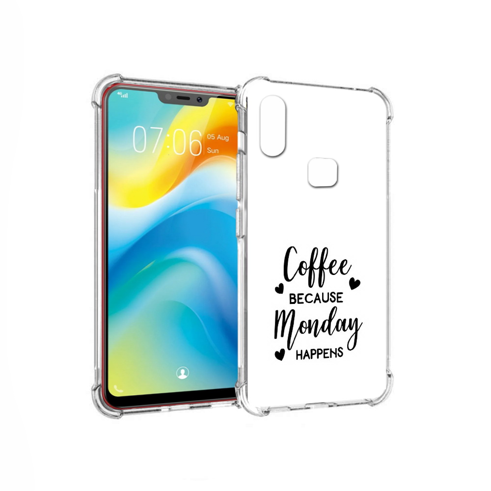 

Чехол MyPads Tocco для Vivo Y85 кофе и понедельник стал счастливым (PT108269.426.402), Прозрачный, Tocco