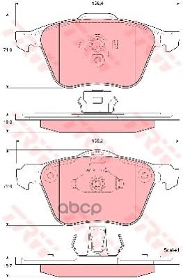 

Колодки дисковые п.\ Volvo XC90 2.4 D5 02> GDB1576 =1070 00