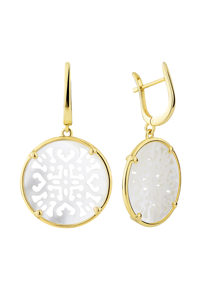 

Серьги подвески из серебра с эмалью Kari Jewelry СЛ-2354Ж, СЛ-2354Ж