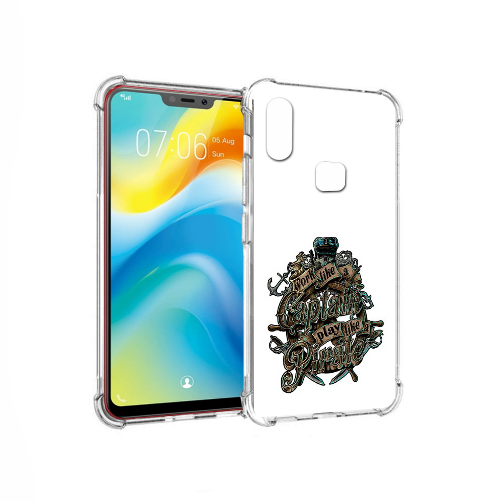 

Чехол MyPads Tocco для Vivo Y85 капитан пиратов (PT108269.426.385), Прозрачный, Tocco