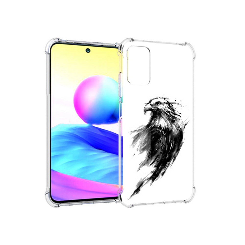 Чехол MyPads Tocco для Xiaomi Redmi Note 10 5G чб птица (PT162080.297.670)