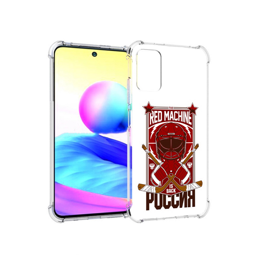 Чехол MyPads Tocco для Xiaomi Redmi Note 10 5G хоккей россия (PT162080.297.666)
