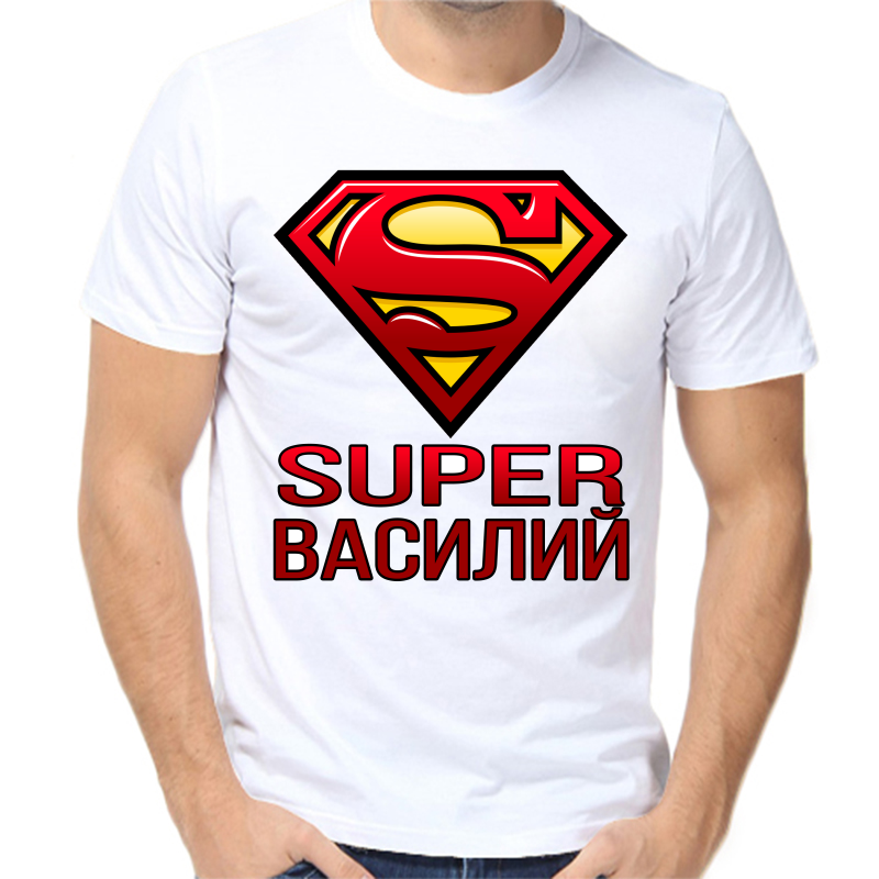 

Футболка мужская белая 54 р-р super Василий, Белый, fm_super_vasiliy