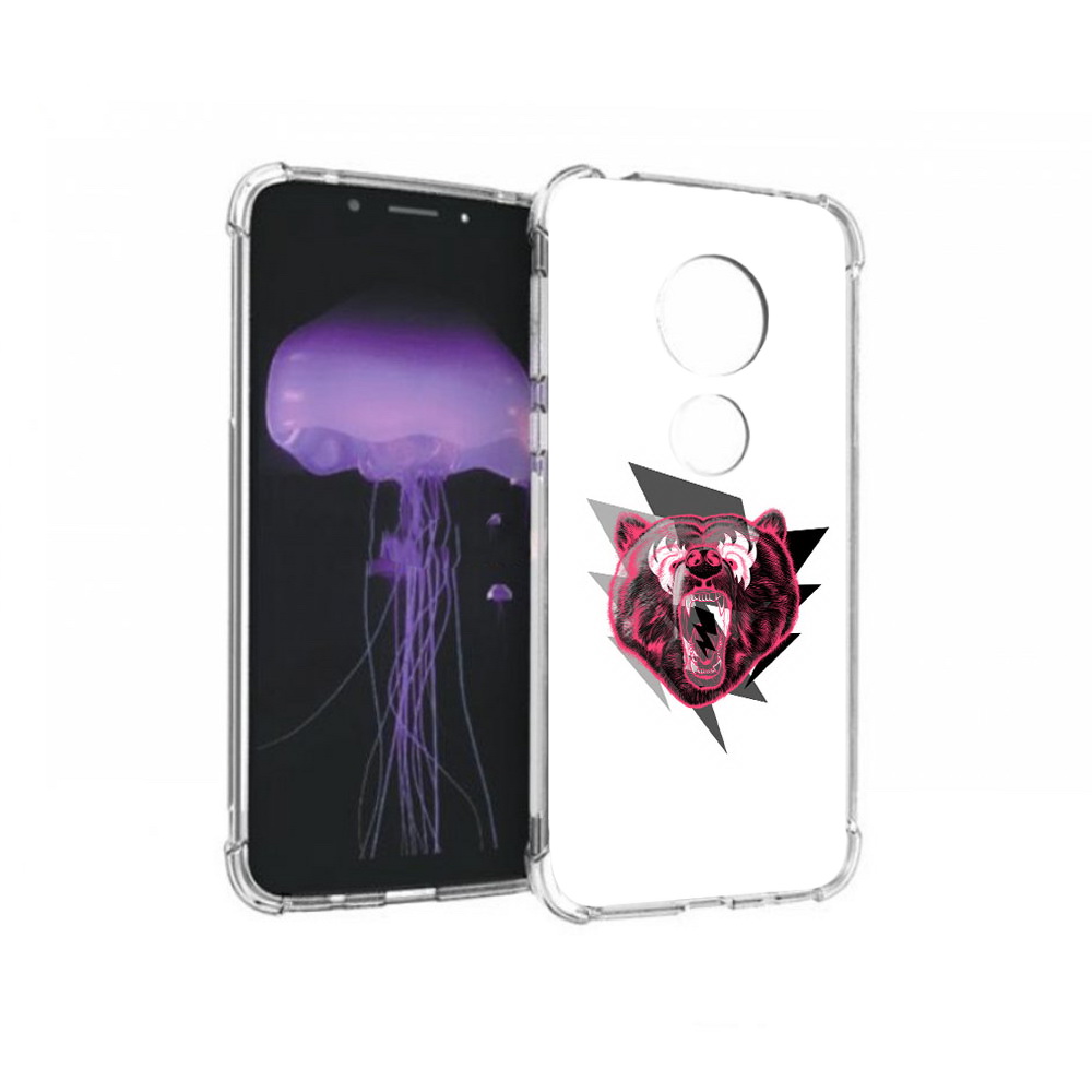 

Чехол MyPads Tocco для Motorola Moto G7 грозовой медведь (PT123662.354.301), Прозрачный, Tocco