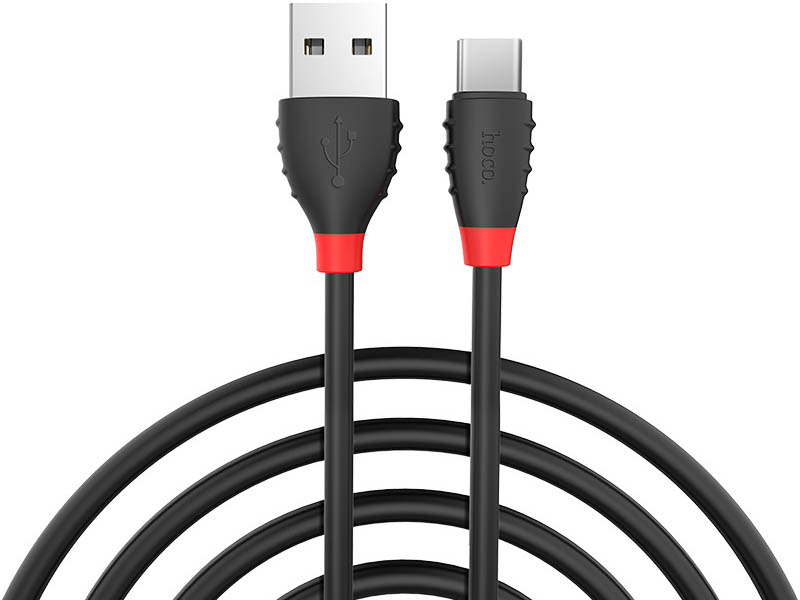 

Аксессуар Hoco X27 Excellent USB - Type-C 1.2m Black 92787, Черный, X27 Excellent 92787