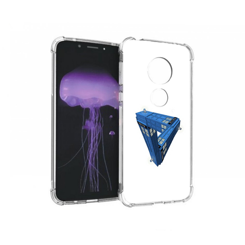 

Чехол MyPads Tocco для Motorola Moto G7 головолока абстракция (PT123662.354.291), Прозрачный, Tocco