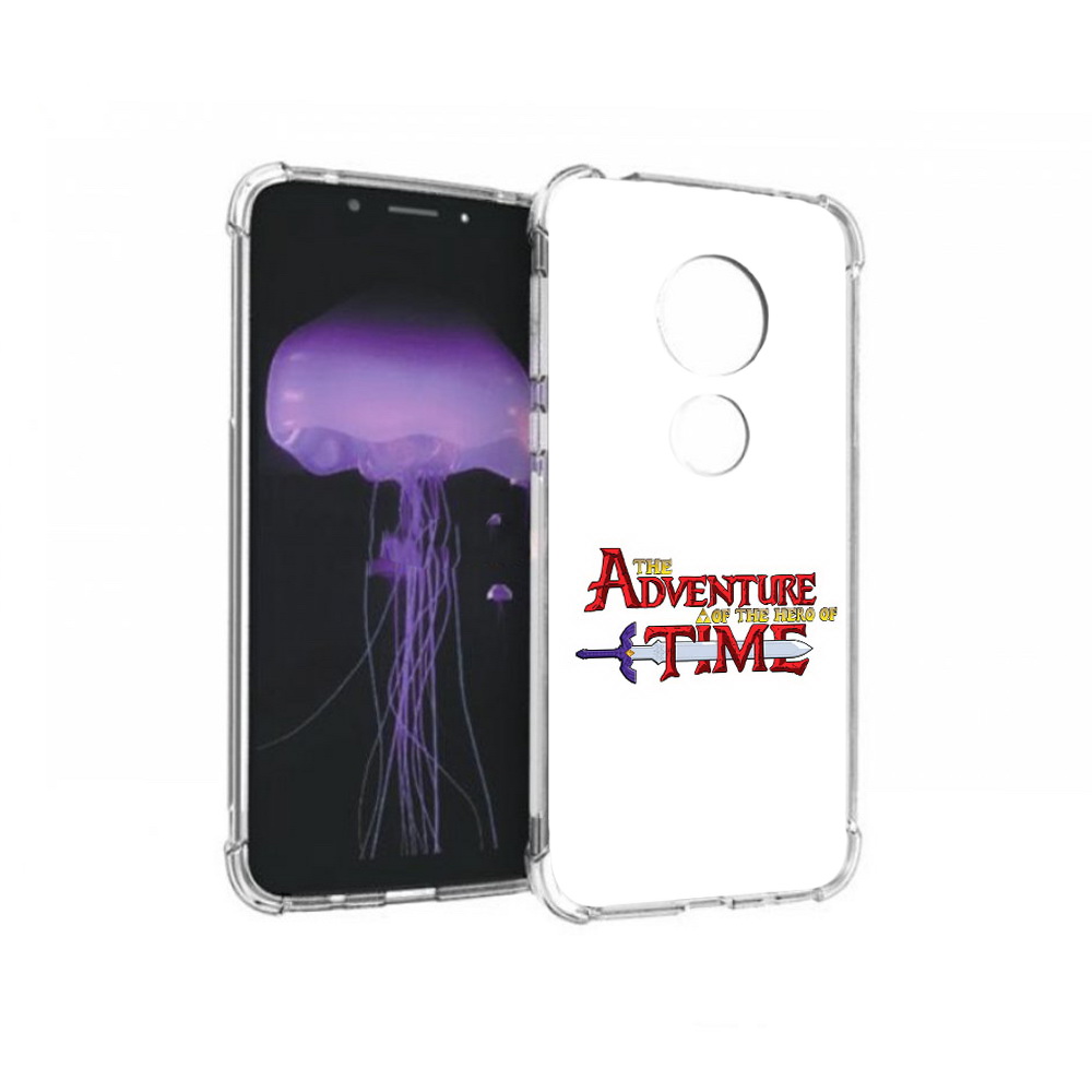 

Чехол MyPads Tocco для Motorola Moto G7 время приключений логотип (PT123662.354.275), Прозрачный, Tocco
