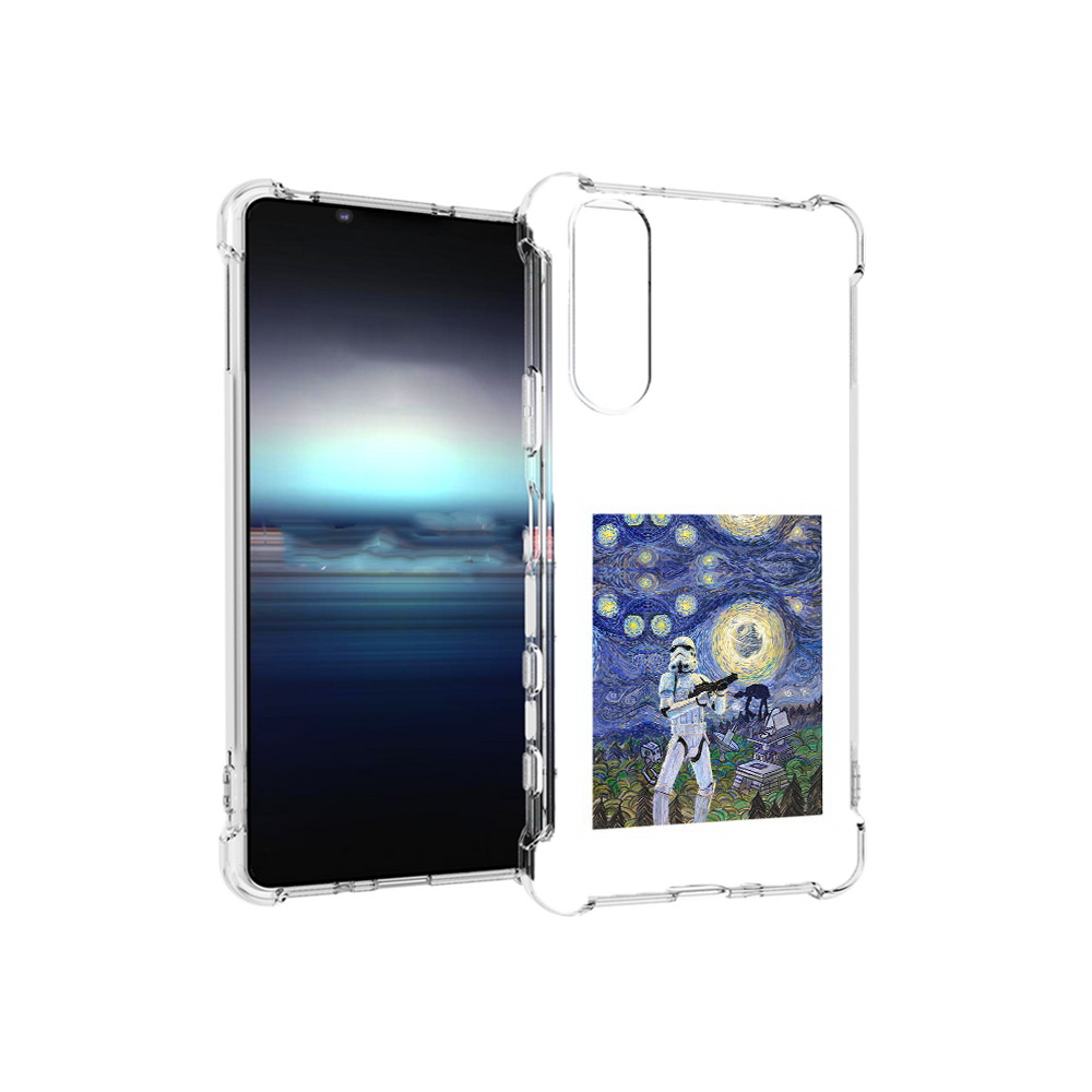 

Чехол MyPads Tocco для Sony Xperia 5 star wars звездная ночь (PT154834.228.23), Прозрачный, Tocco