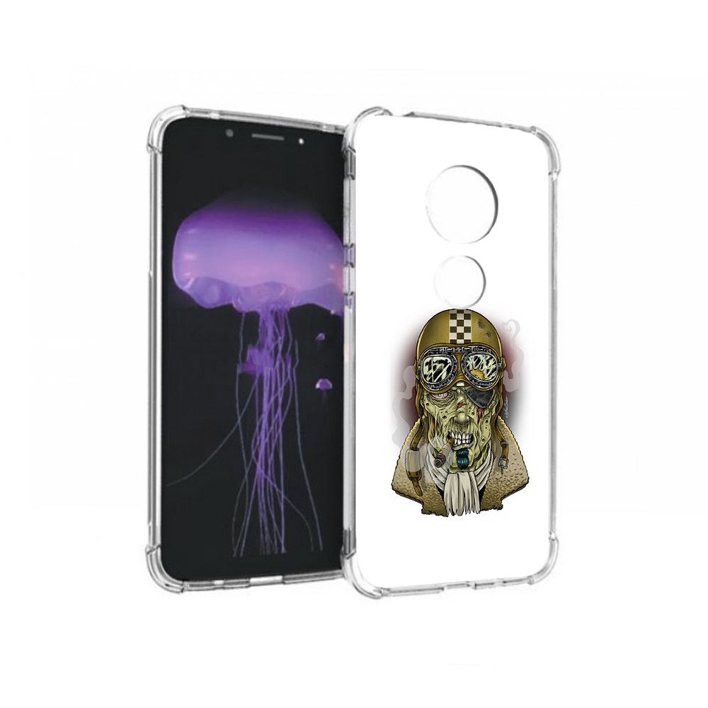 

Чехол MyPads Tocco для Motorola Moto G7 военный зомби (PT123662.354.264), Прозрачный, Tocco