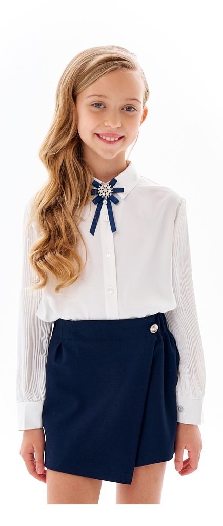 

Блузка детская Daniele Patrici AW24C014, белый, 7-8, 230658
