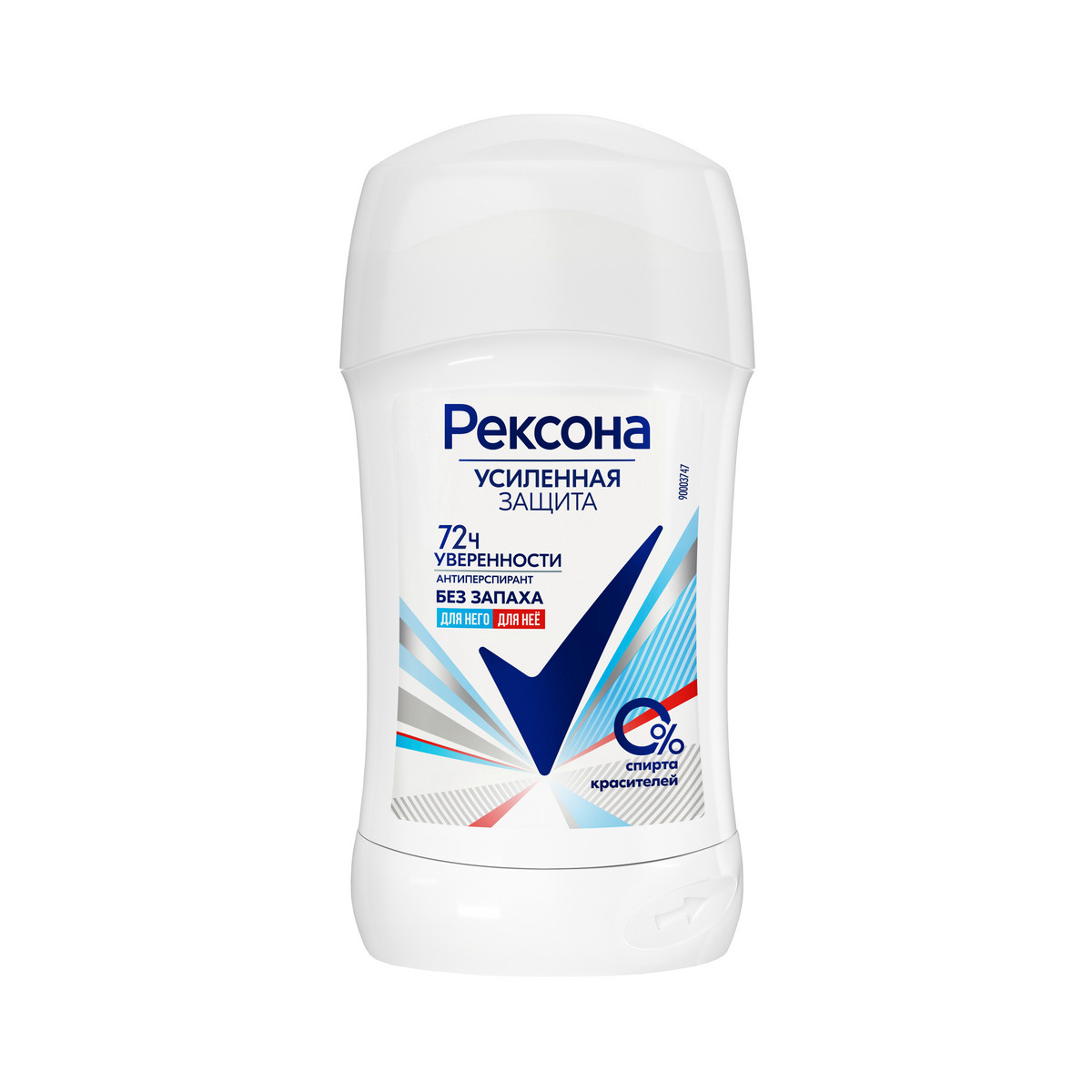 

Дезодорант-антиперспирант карандаш Rexona Без запаха, гипоаллергенный, 40 мл, Усиленная защита 72 часа