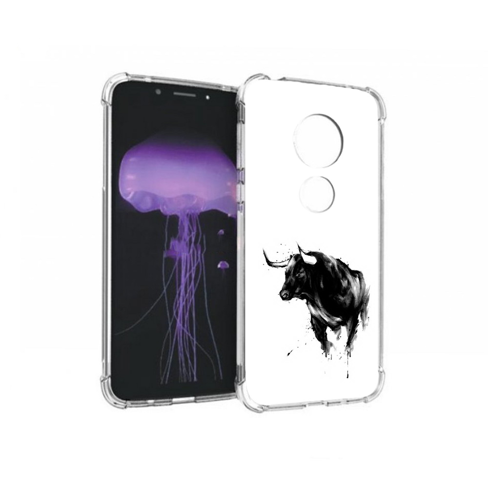 

Чехол MyPads Tocco для Motorola Moto G7 бык (PT123662.354.254), Прозрачный, Tocco