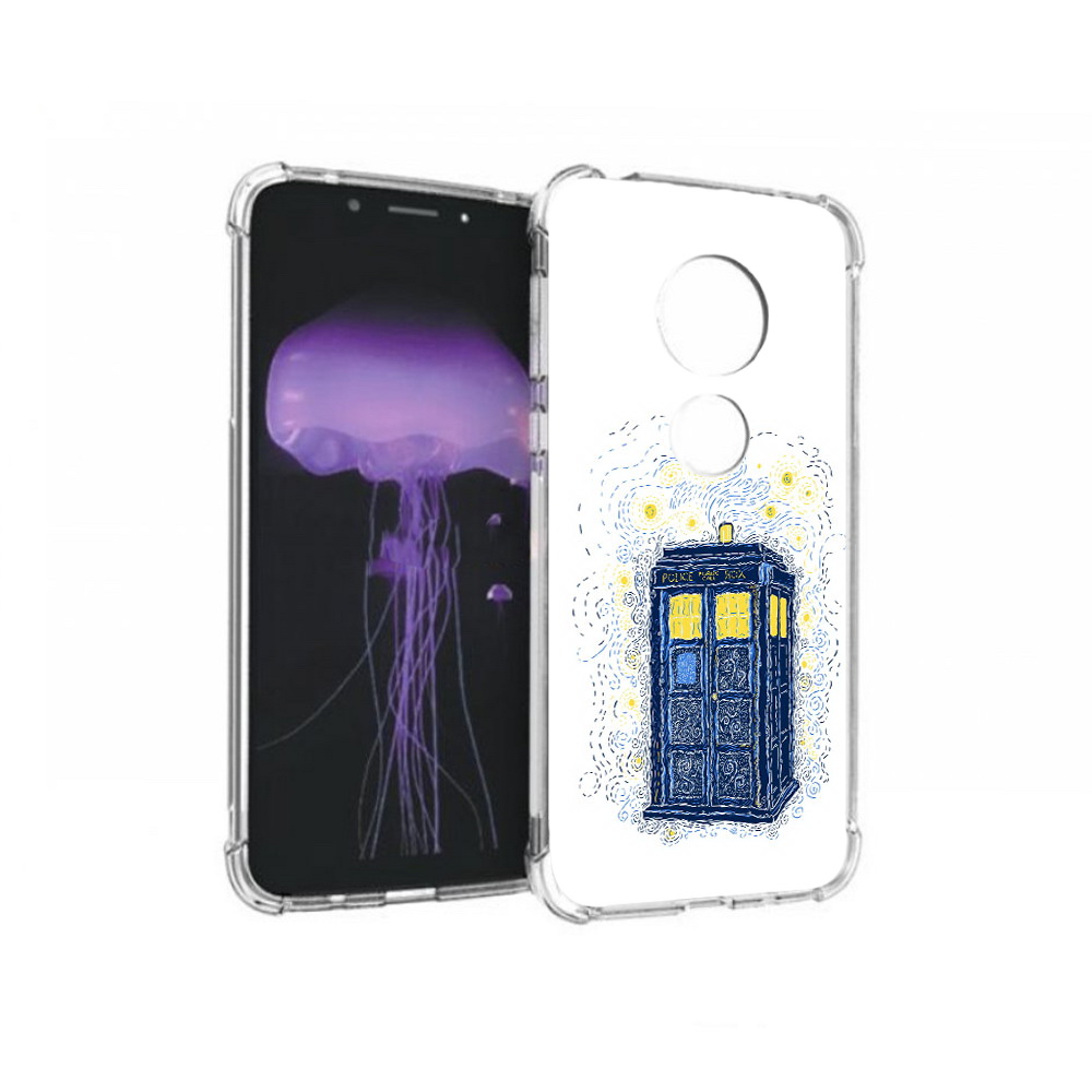 

Чехол MyPads Tocco для Motorola Moto G7 будка рисунок (PT123662.354.249), Прозрачный, Tocco
