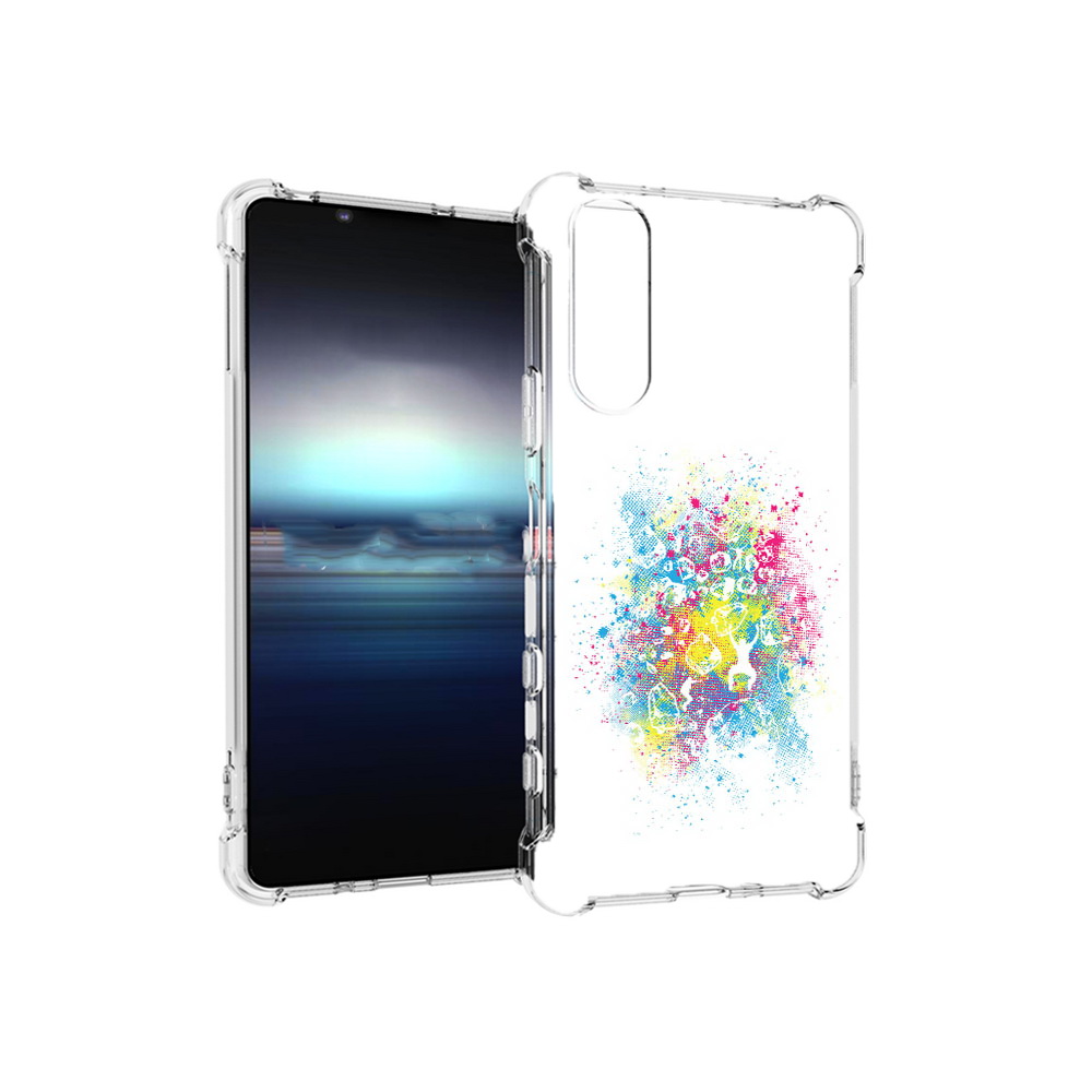 

Чехол MyPads Tocco для Sony Xperia 5 акварель абстракция (PT154834.228.214), Прозрачный, Tocco