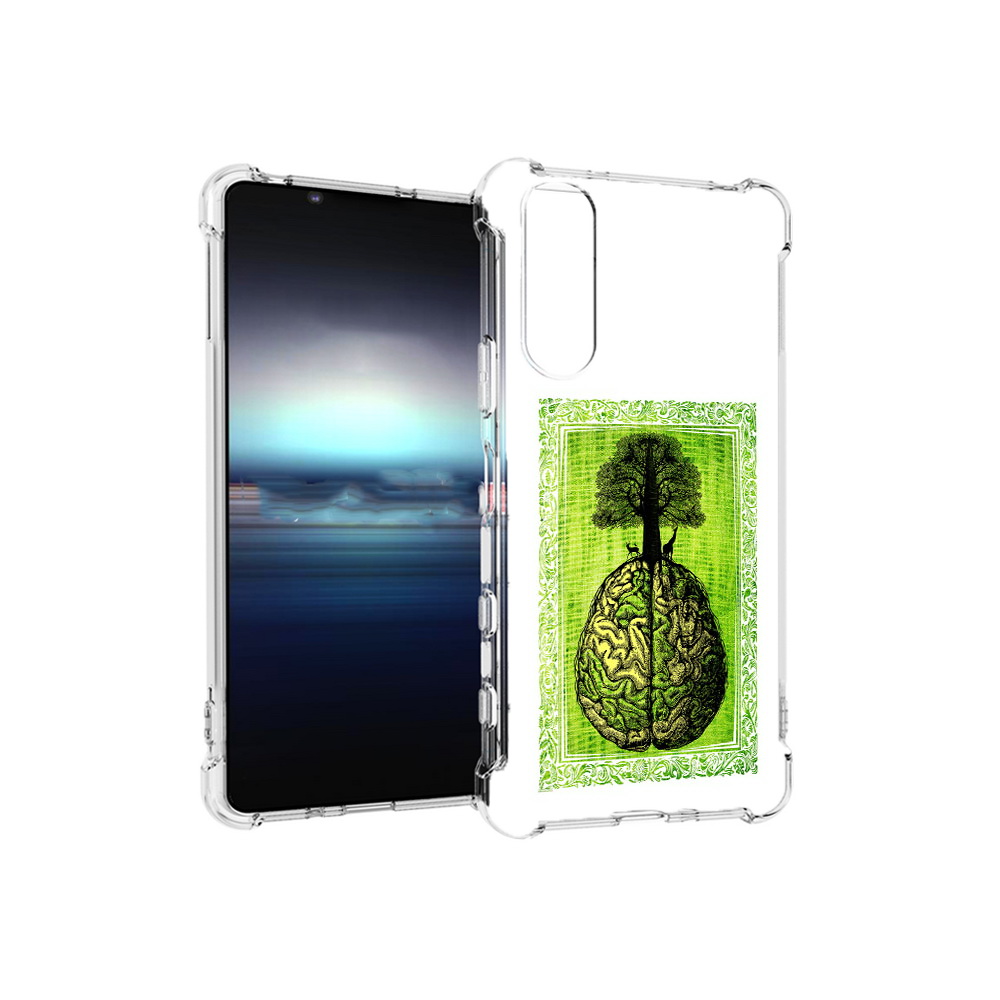 

Чехол MyPads Tocco для Sony Xperia 5 абстракция здоровый мозг (PT154834.228.211), Прозрачный, Tocco