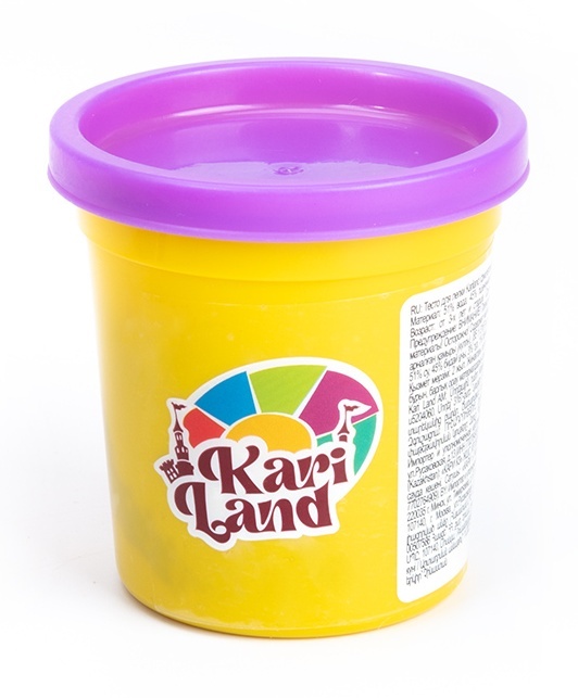 Тесто для лепки Kari Land фиолетовый 85 г 3167-purp 99₽