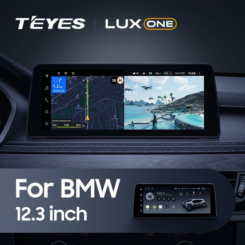 

Штатная магнитола Teyes LUX ONE 6/128 BMW 3-Series F30 / F31 (NBT) (2011-2016), Lux One