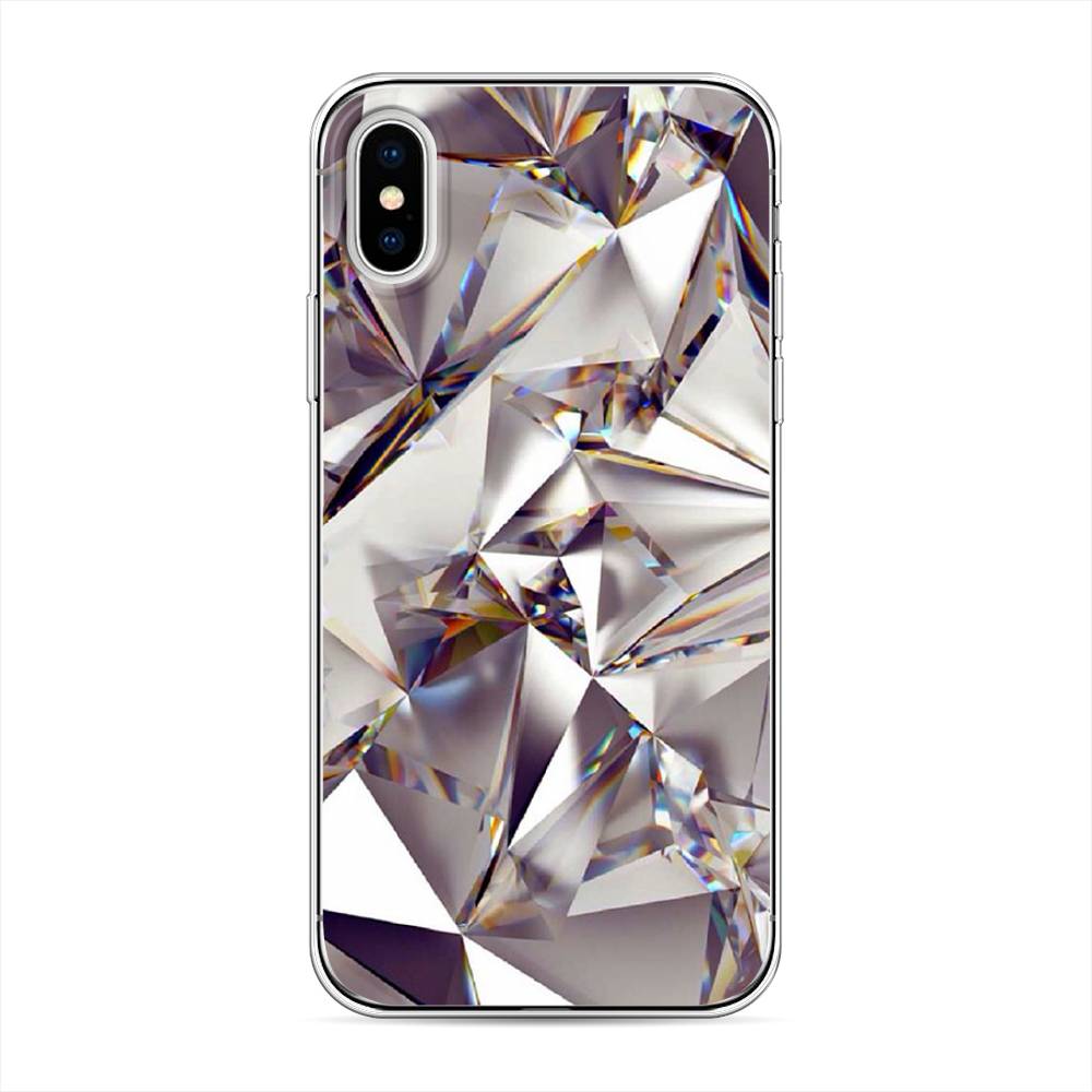 

Чехол Awog на Apple iPhone X (10) / Айфон X (10) "Бриллианты", Разноцветный, 11050-7