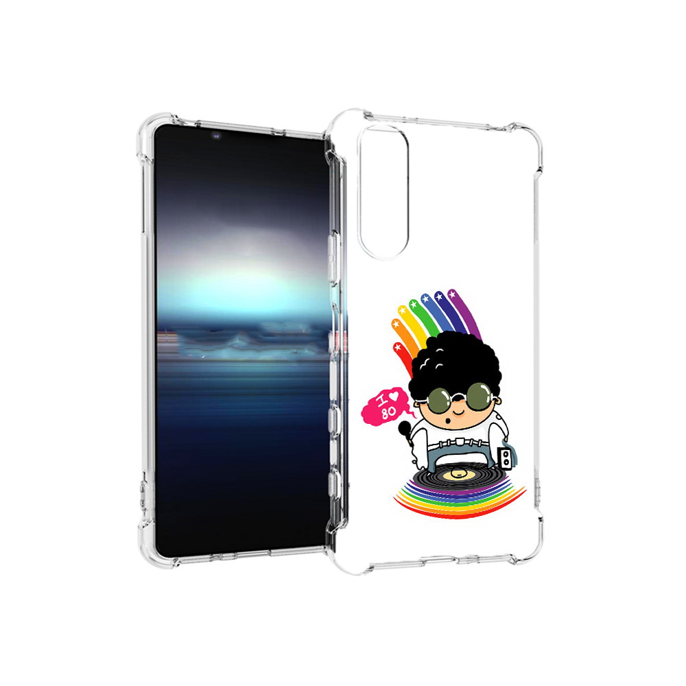 

Чехол MyPads Tocco для Sony Xperia 5 Я люблю 80-е (PT154834.228.205), Прозрачный, Tocco