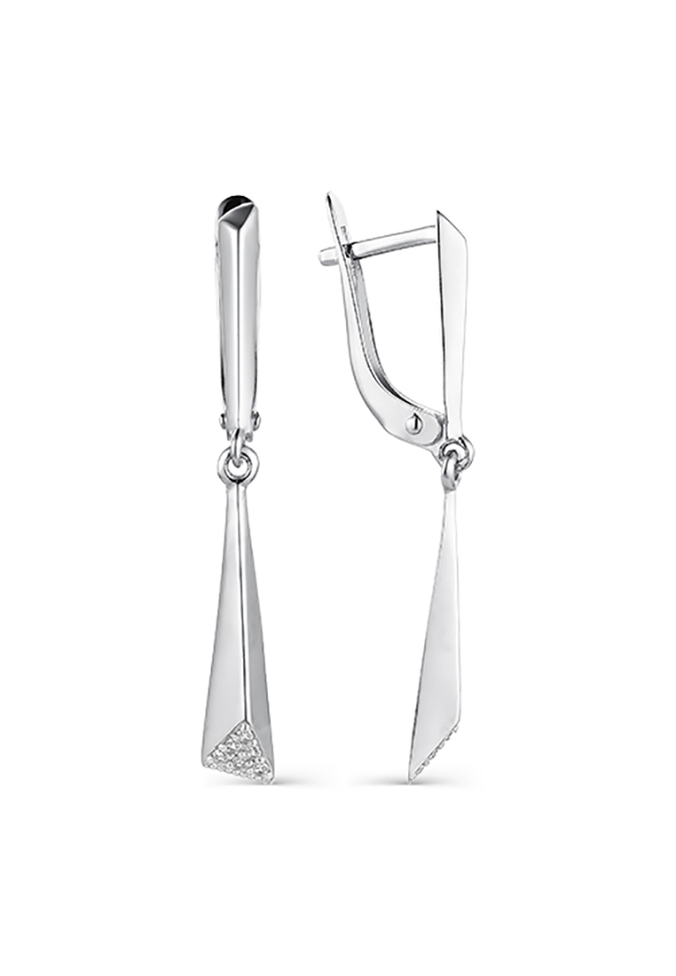

Серьги подвески из серебра с фианитом Kari Jewelry С630-1218, С630-1218