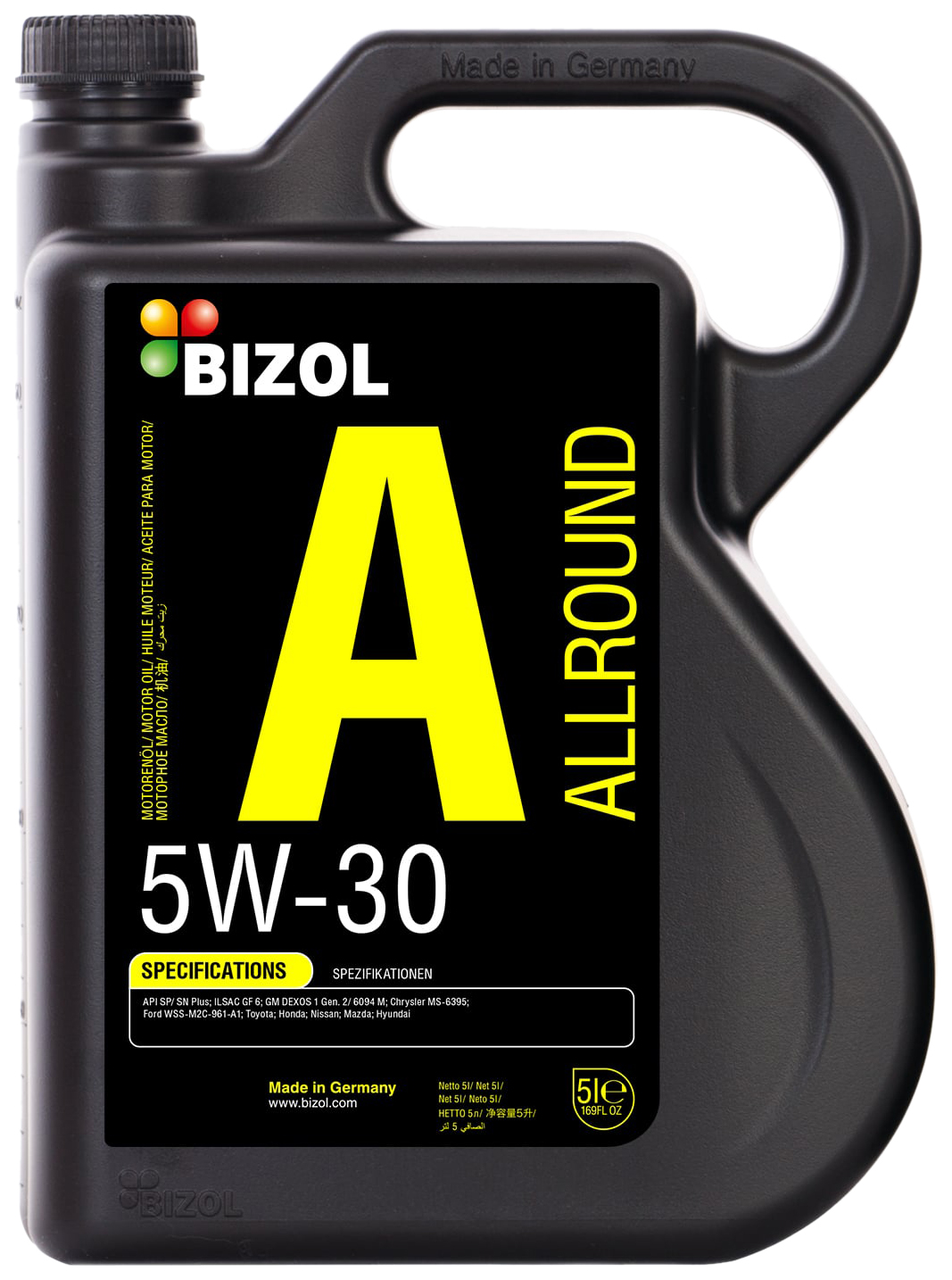 Моторное масло BIZOL Allround 5W30 5л