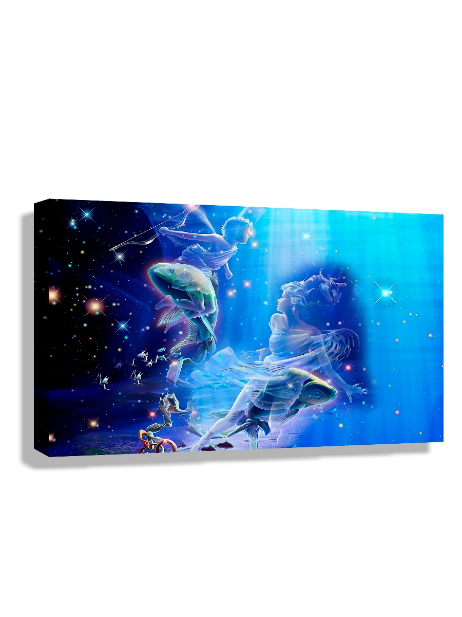 

Картина DRABS 60x40 см на холсте Знак зодиака-Рыбы