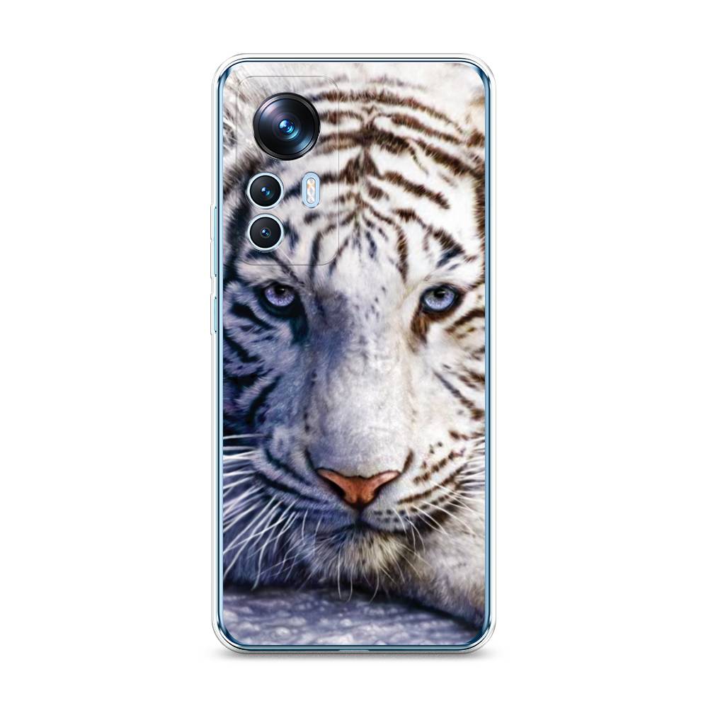 

Чехол на Xiaomi 12T "Бенгальский тигр", Коричневый;белый, 316650-1