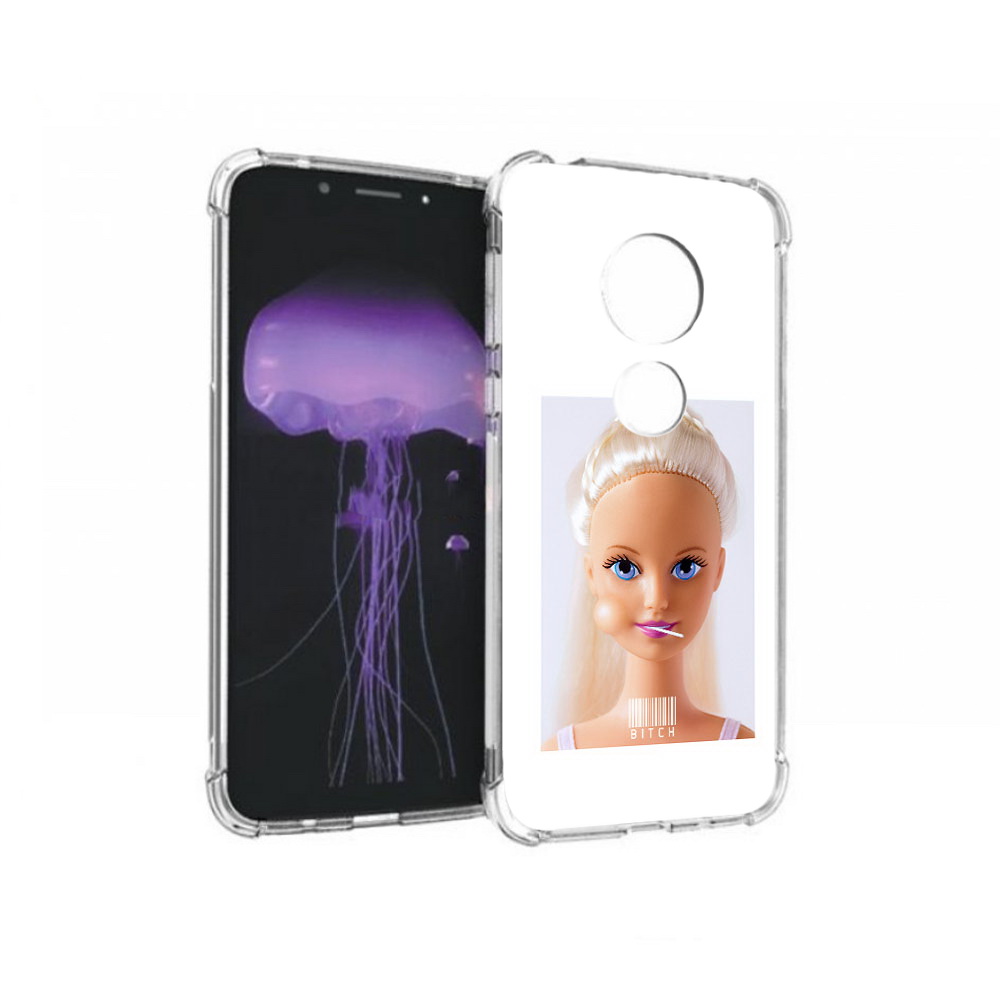 

Чехол MyPads Tocco для Motorola Moto G7 барби (PT123662.354.226), Прозрачный, Tocco