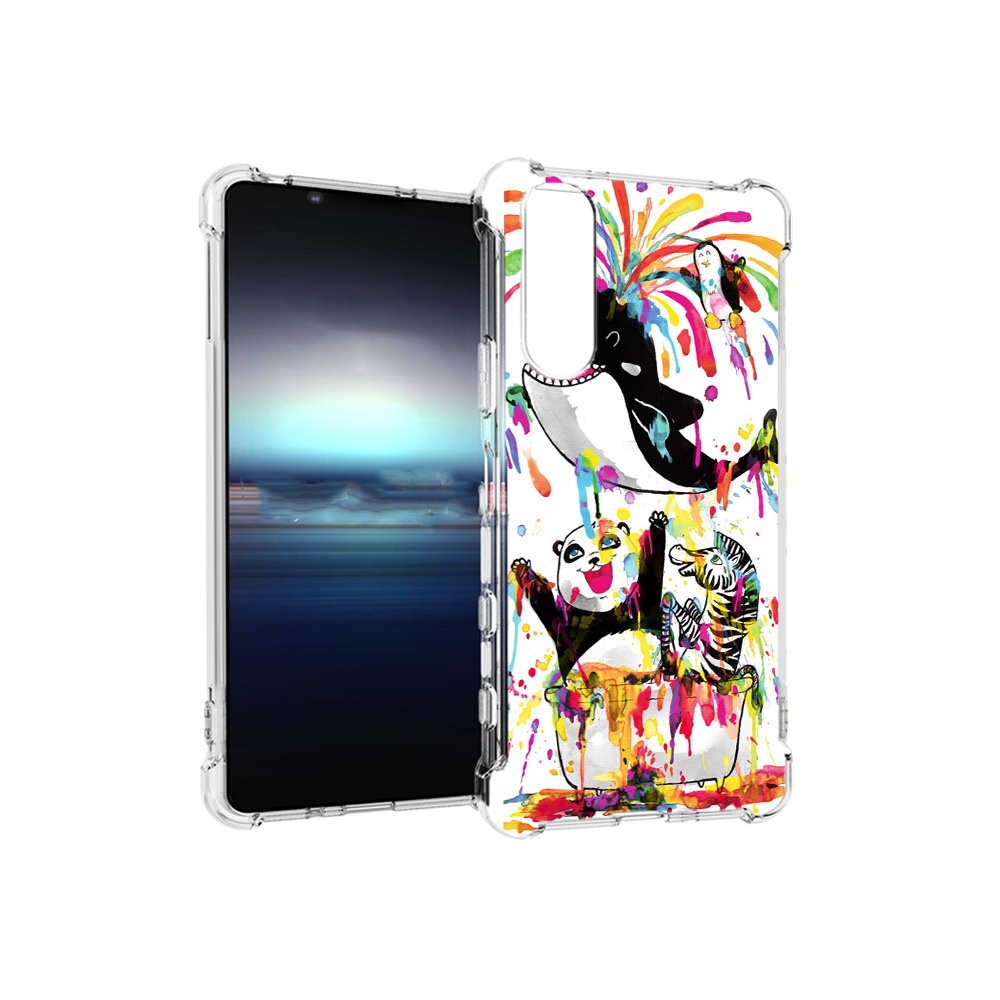 

Чехол MyPads Tocco для Sony Xperia 5 Хиппи кит (PT154834.228.191), Прозрачный, Tocco