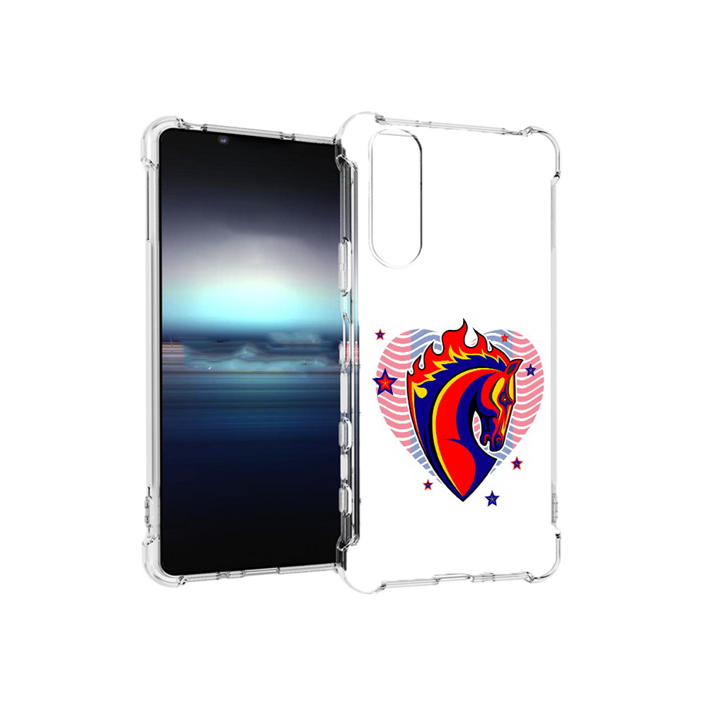 

Чехол MyPads Tocco для Sony Xperia 5 ФК ЦСЛ Лошадь (PT154834.228.180), Прозрачный, Tocco