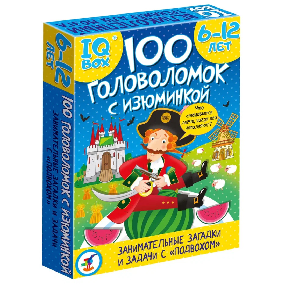 Карточная игра ДРОФА IQ Box. 100 Головоломок с изюминкой арт. 89679 дрофа iq головоломка талантливое поколение