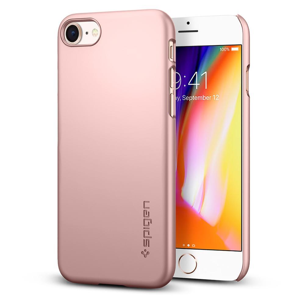 Клип-кейс Spigen для iPhone SE (2020)/7/8 - Thin Fit - Розовое золото - SGP-054CS22207