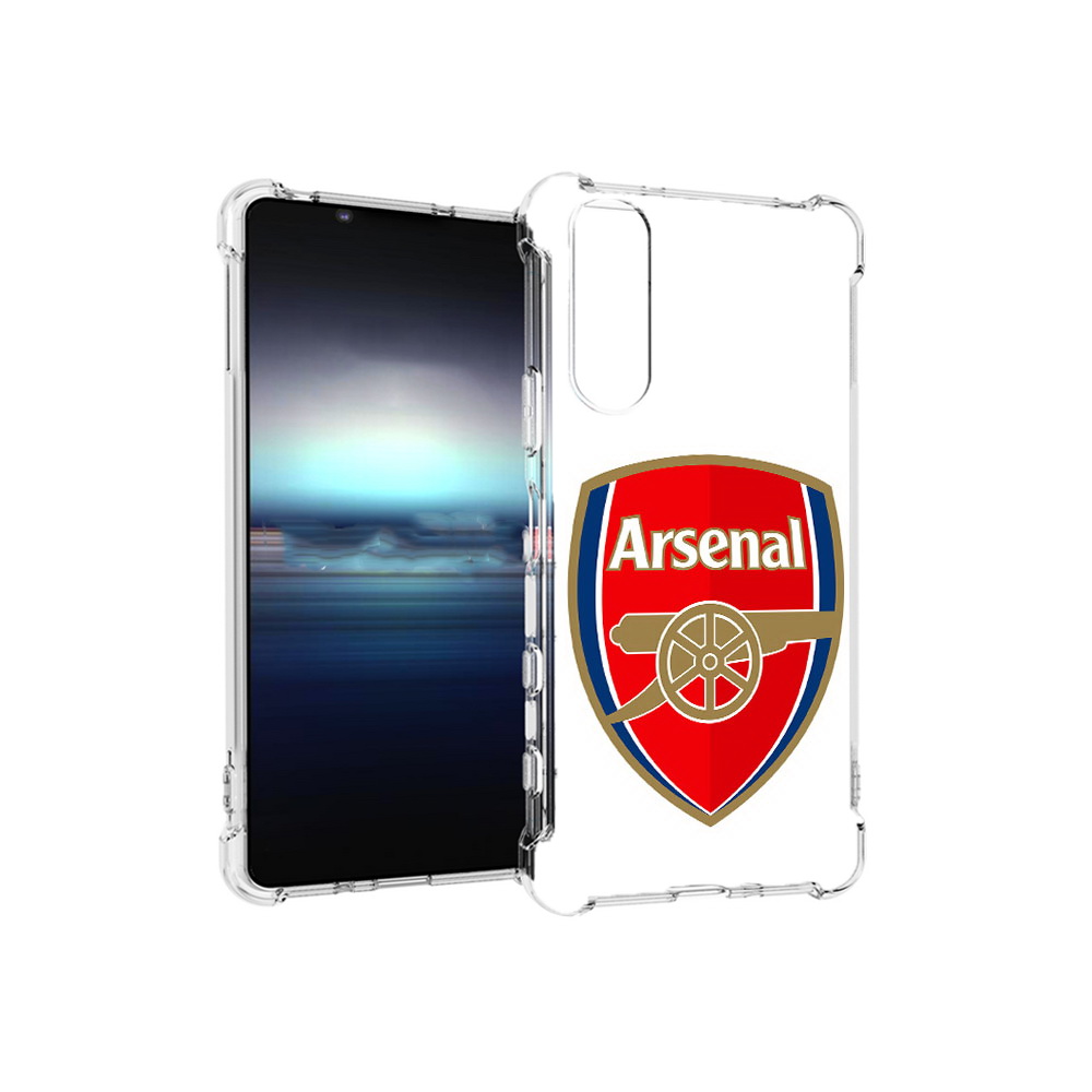 

Чехол MyPads Tocco для Sony Xperia 5 ФК Арсенал логотип (PT154834.228.174), Прозрачный, Tocco