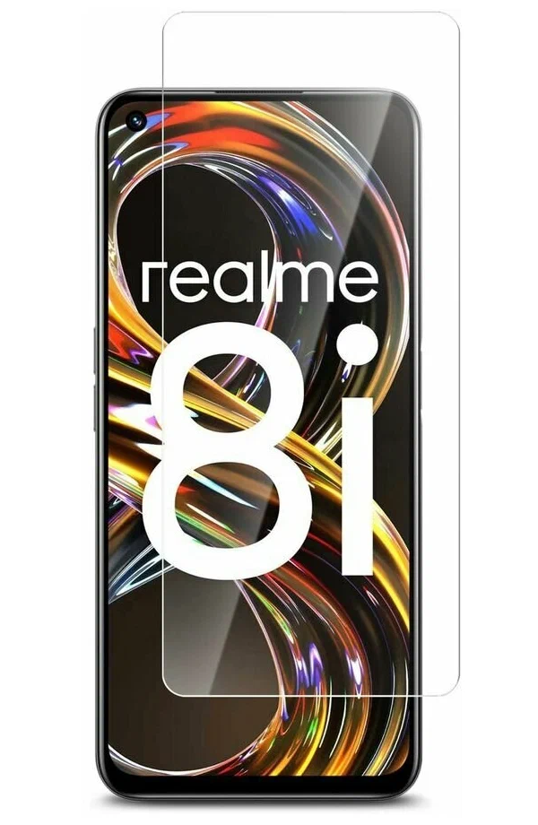 

Защитное стекло для экрана BORASCO Tempered Glass для Realme 8i, Tempered Glass