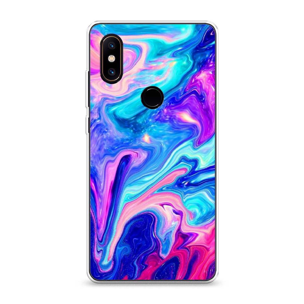 

Чехол Awog на Xiaomi Mi Mix 2S "Потеки краски", Разноцветный, 33450-10