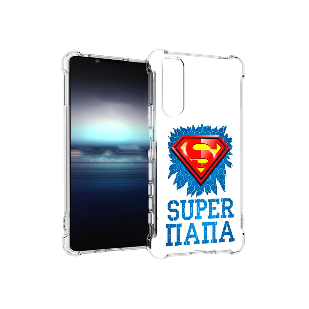 

Чехол MyPads Tocco для Sony Xperia 5 Супер Папа (PT154834.228.165), Прозрачный, Tocco
