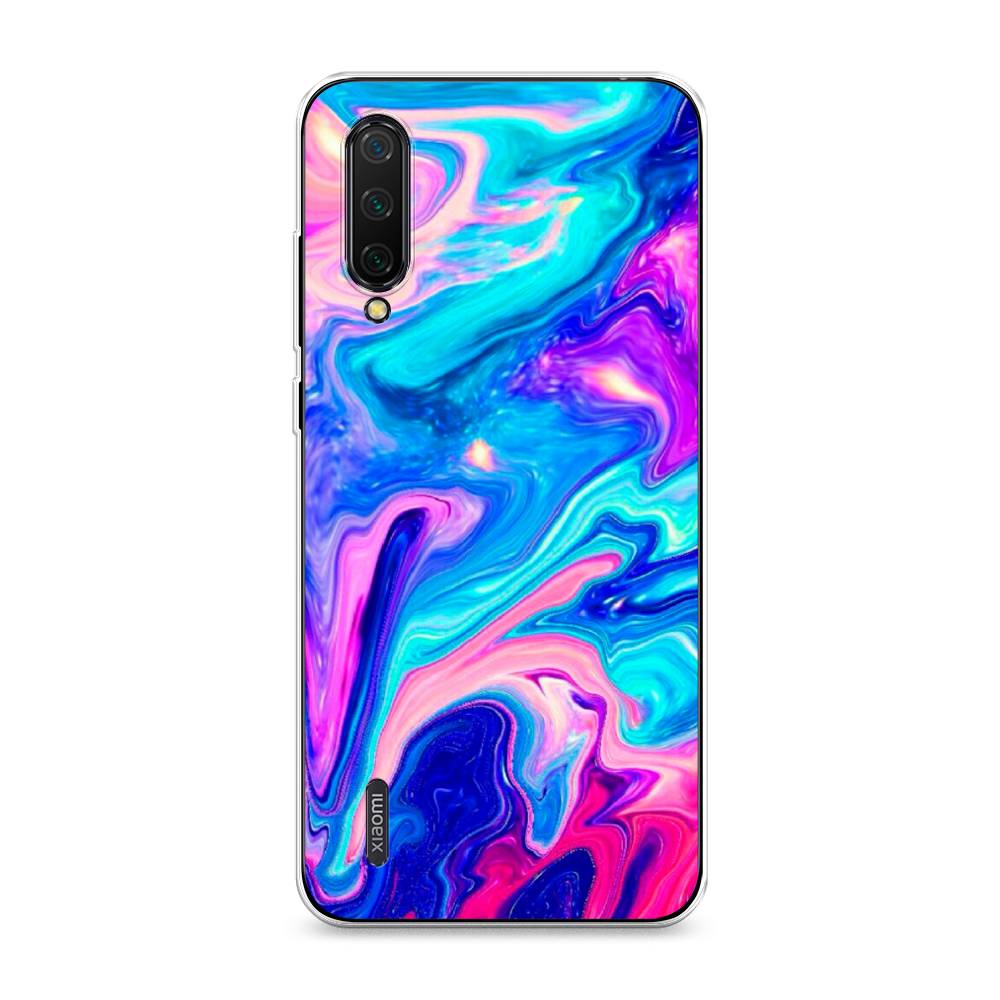 

Чехол Awog на Xiaomi Mi 9 Lite/Mi A3 Lite/Mi CC9 "Потеки краски", Разноцветный, 36750-10