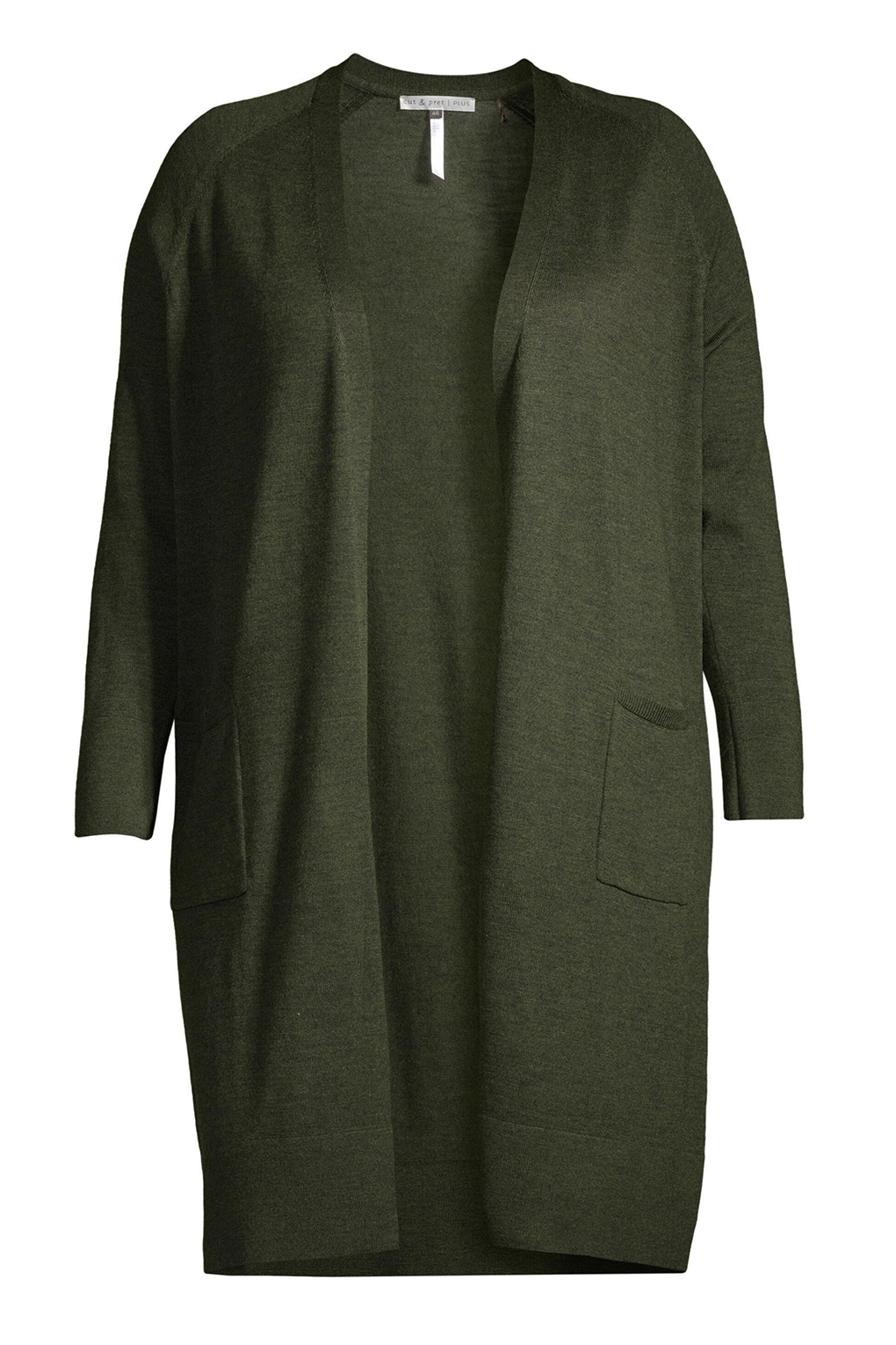 

Кардиган женский cut & pret 2108 AIRY_PLUS хаки 46, 2108 AIRY_PLUS