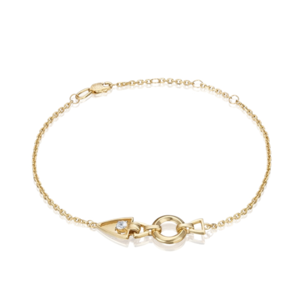 

Браслет из желтого золота с топазом р. 21 PLATINA jewelry 05-0702-00-201-1130, 05-0702-00-201-1130