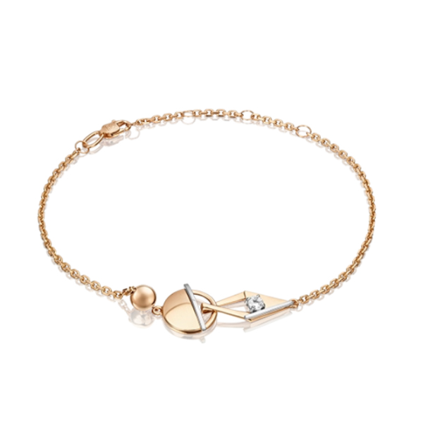 

Браслет из золота р. 21 PLATINA jewelry 05-0705-00-201-1111, топаз, 05-0705-00-201-1111