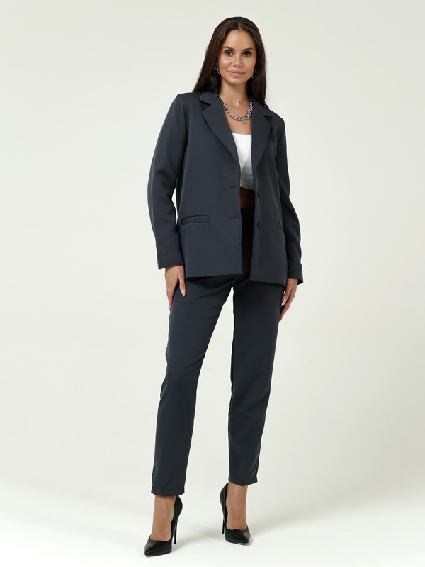 

Костюм женский DAZZLE STYLE Ника серый 48 RU, Ника
