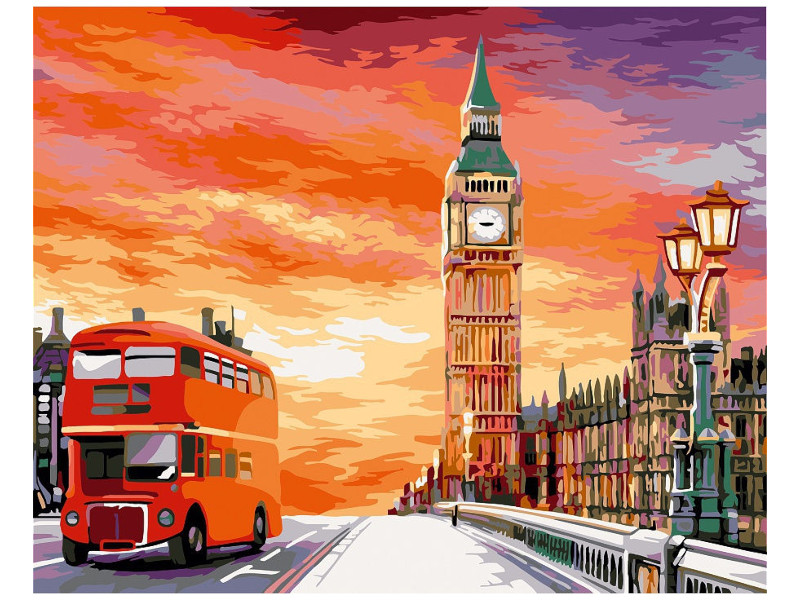 

Картина по номерам Картина по номерам Greenwich Line Лондонский закат 40x50cm КХ_39223, Лондонский закат