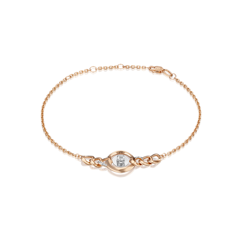 

Браслет из золота р. 21 PLATINA jewelry 05-0701-00-201-1111, топаз, 05-0701-00-201-1111