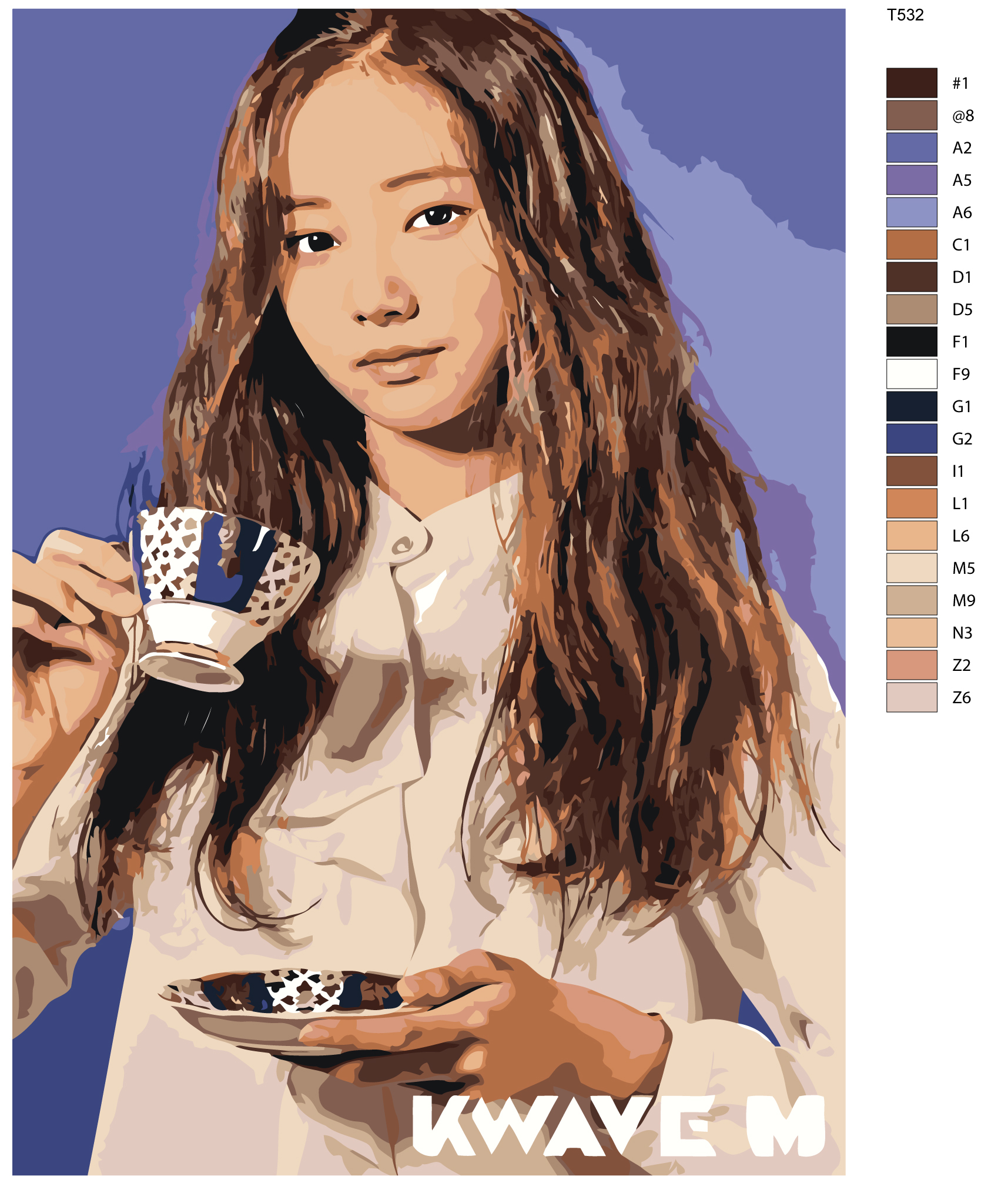 

Картина по номерам BRUSHES-PAINTS T532, Ёну, группа Momoland