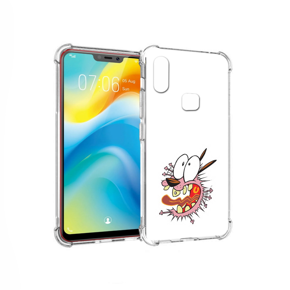 

Чехол MyPads Tocco для Vivo Y85 испуганный бобик (PT108269.426.381), Прозрачный, Tocco