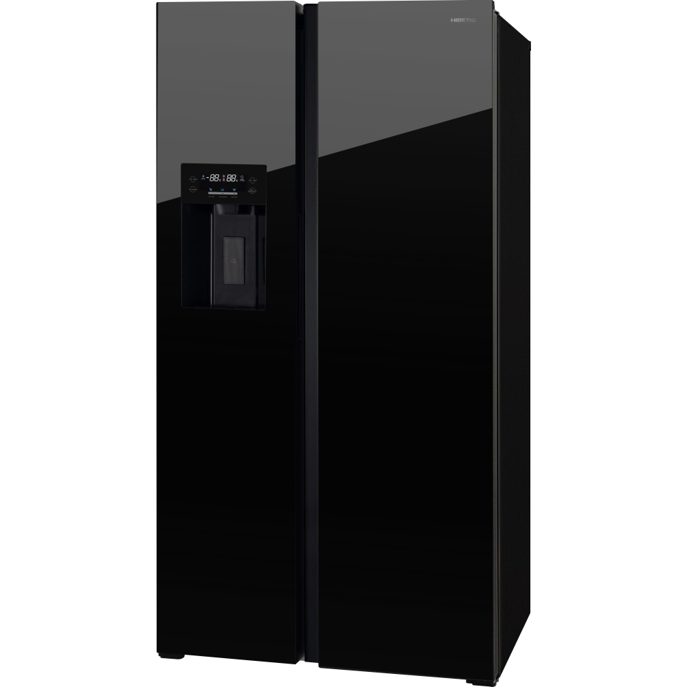 Холодильник Hiberg RFS-655DX NFGB черный холодильник hiberg rfq 600dx nfgb inverter двухкамерный класс а 526 л чёрный